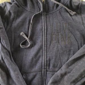 Navy blue Victoria’s Secret PINK zip up